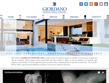 Tablet Screenshot of giordanoimmobiliare.it